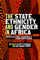The State, Ethnicity, and Gender: cover showing abstract black and orange art, with the title text written in bold white and yellow font.