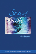 cover of Sea of Faith has an abstract illustration in blues, greens and purple